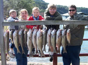 Clancy's Striper Guide Service on Lake Buchanan